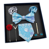 lasanderss.store Bleu Coffret cravate de mariage