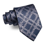 lasanderss.store Bleu-D Cravate Classique Pour Hommes