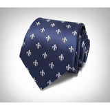 lasanderss.store Bleu-D Cravate homme 8CM