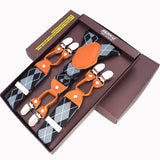 lasanderss.store Bleu-E Bretelles en cuir pour hommes