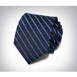 lasanderss.store Bleu-E Cravate homme 8CM