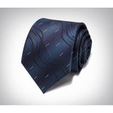 lasanderss.store Bleu-F Cravate homme 8CM