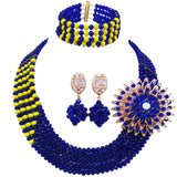lasanderss.store Bleu/Marine Ensembles de bijoux perles