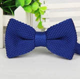 lasanderss.store Bleu Nœud papillon tricoté homme