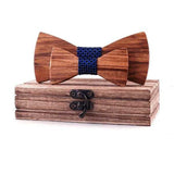 lasanderss.store Bleu nœuds papillon Père et fils en de bois