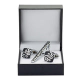 Ensembles de boutons de manchette à pince à cravate 