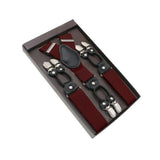 Bretelles en cuir véritable homme Vintage