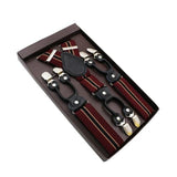 Bretelles en cuir véritable homme Vintage