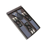 Bretelles en cuir véritable homme Vintage