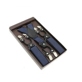 Bretelles en cuir véritable homme Vintage