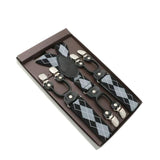 Bretelles en cuir véritable homme