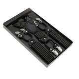 Bretelles en cuir véritable homme Vintage