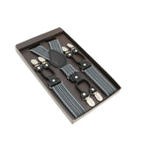 Bretelles en cuir véritable homme Vintage