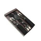 Bretelles en cuir véritable homme 