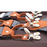 lasanderss.store Bretelles en cuir pour hommes