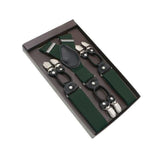 Bretelles en cuir véritable homme 