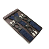 Bretelles en cuir véritable homme Vintage