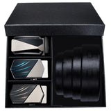 lasanderss.store Ceinture cuir 0070-0071-0095-EA / 150cm Ensemble de Ceinture cuir à boucle automatique