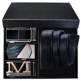lasanderss.store Ceinture cuir Ensemble de Ceinture cuir à boucle automatique