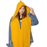 lasanderss.store chapeau Jaune chapeau et écharpe épais