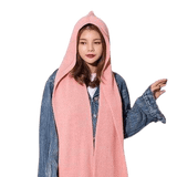 lasanderss.store chapeau Rose chapeau et écharpe épais