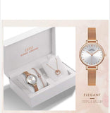 ensemble de bijoux montre bracelet mode créative femme