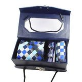 Cravate mouchoir et manchette assortis