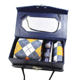 Cravate mouchoir et manchette assortis