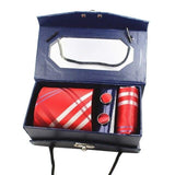 Cravate mouchoir et manchette assortis