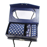 Cravate mouchoir et manchette assortis