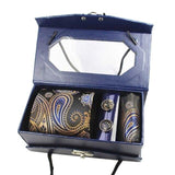 Cravate mouchoir et manchette assortis