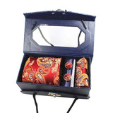 Cravate mouchoir et manchette assortis