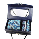 Cravate mouchoir et manchette assortis