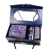 Cravate mouchoir et manchette assortis