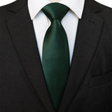 lasanderss.store cravate couleur unie 8cm pour hommes