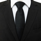 lasanderss.store cravate couleur unie 8cm pour hommes