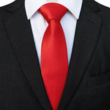 lasanderss.store cravate couleur unie 8cm pour hommes