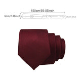 lasanderss.store cravate en laine 6cm pour hommes