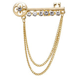 lasanderss.store Cravate mouchoir broche pour hommes