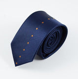 lasanderss.store Cravates Bleu Cravate classique homme