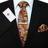 lasanderss.store Cravates boutons de manchette pince à cravate et mouchoir