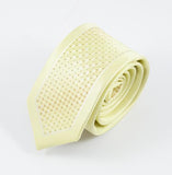 lasanderss.store Cravates Jaune Cravate classique homme