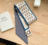 lasanderss.store écharpe tricoté Écharpe mode lettre tricotée