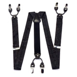 lasanderss.store Ensemble bretelle nœud papillon-pochette Vintage