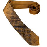 lasanderss.store Ensemble de cravates et pochette couleur or