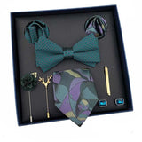 lasanderss.store Gris Coffret cravate de mariage magnifique pour homme