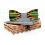 lasanderss.store Gris Coffret nœud papillon en bois