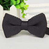 lasanderss.store Gris Nœud papillon tricoté homme