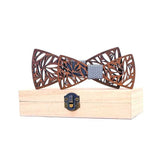 lasanderss.store Gris nœuds papillon en bois Papa et enfant