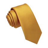 lasanderss.store Jaune cravate Slim unie 6cm pour hommes